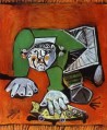 Paloma con pez de celuloide 1950 cubismo Pablo Picasso
